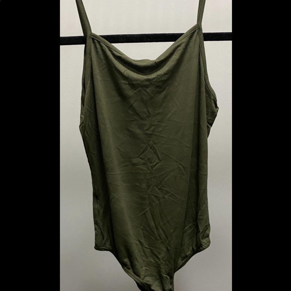 Olive Knit Bodysuit